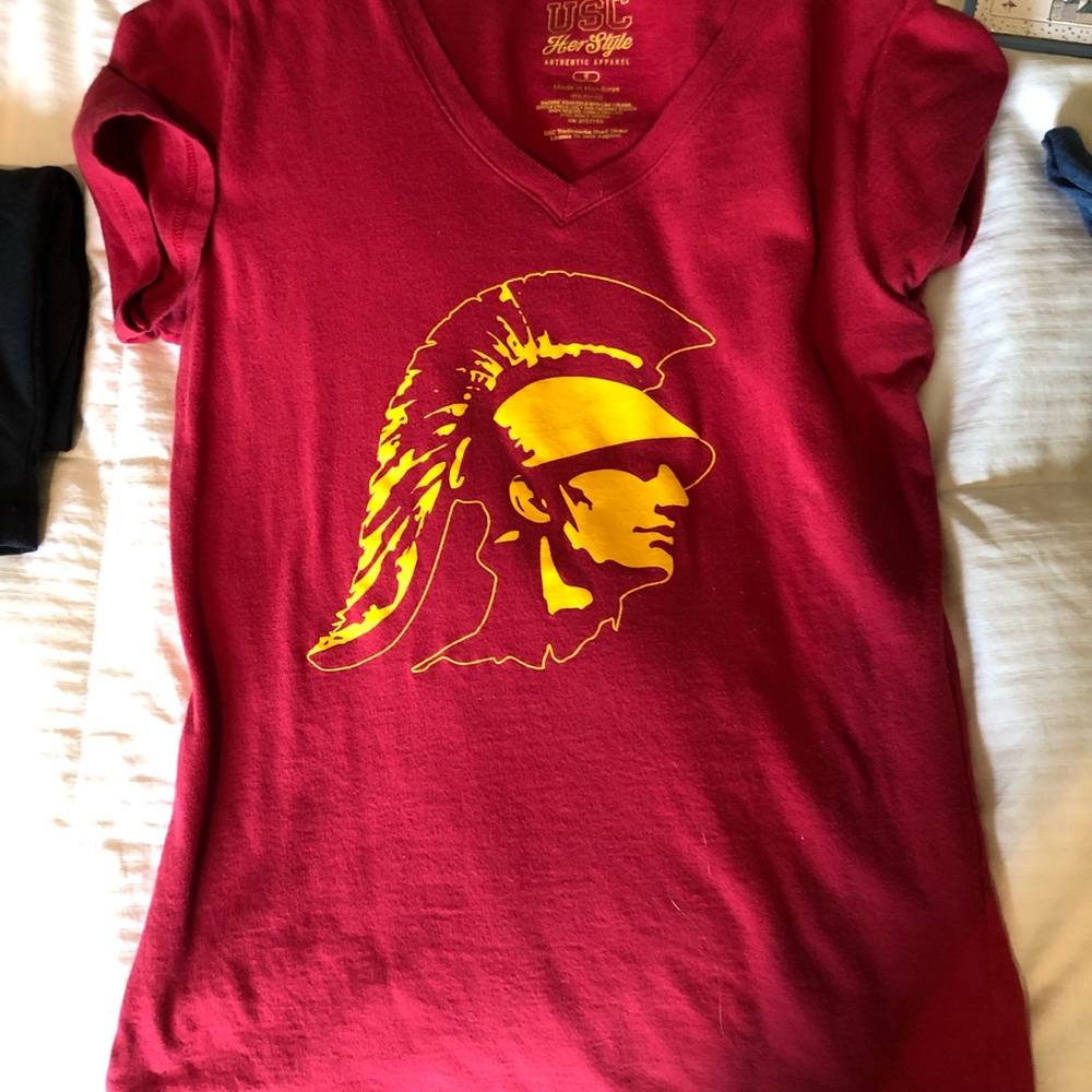 usc trojans v-neck